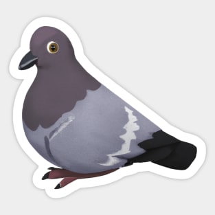Cute Dove Drawing Sticker